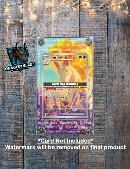 Pokemon Rapidash 189/182 IR Destined Rivals Extended Art Case