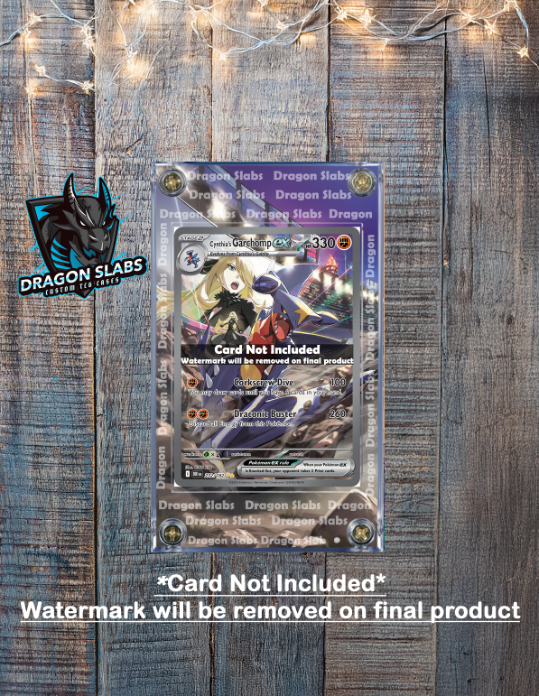 Pokemon Cynthia's Garchomp EX SIR 232/182 Destined Rival Extended Art Case