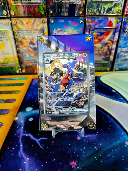 Pokemon Cynthia's Garchomp EX SIR 232/182 Destined Rival Extended Art Case