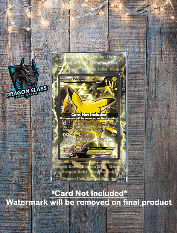 Pokemon Pikachu EX XY124 Promo Extended Art Case