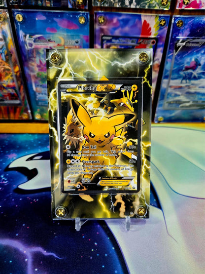 Pokemon Pikachu EX XY124 Promo Extended Art Case