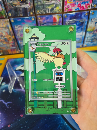 Pokemon Pidgeotto 208/197 Obsidian Flames Extended Art Case