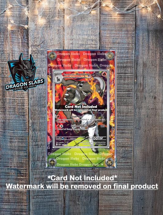 Pokemon Team Rocket's Houndoom 191/182 Destined Rival Extended Art Case