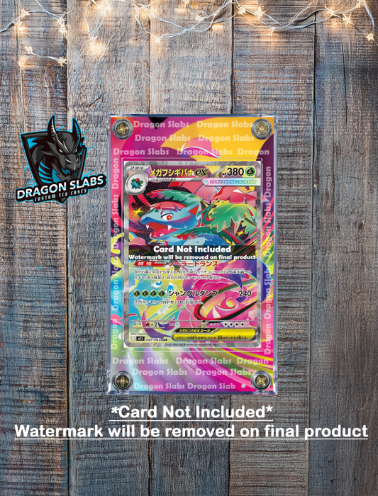 Pokemon Mega Venusaur ex SAR 087/063 Mega Brave Extended Art Custom Case