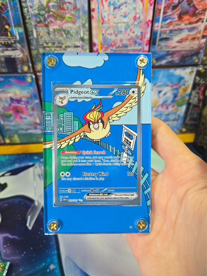 Pokemon Pidgeot EX 225/197 Obsidian Flames Extended Art Case