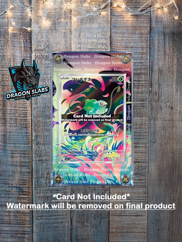 Pokemon Bulbasaur AR 064/063 M1L Mega Brave Extended Art Custom Case