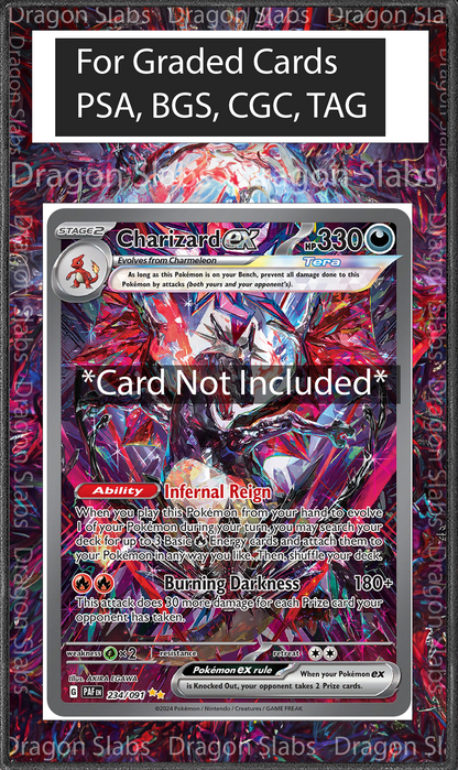 Charizard EX 234 Paldean Fates PSA bgs CGC tag Extended Artwork Pokemon