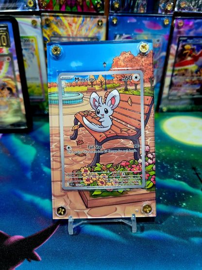 x2  Pokemon Minccino Cinccino 152 153/086 IR Black Bolt Extended Art Case