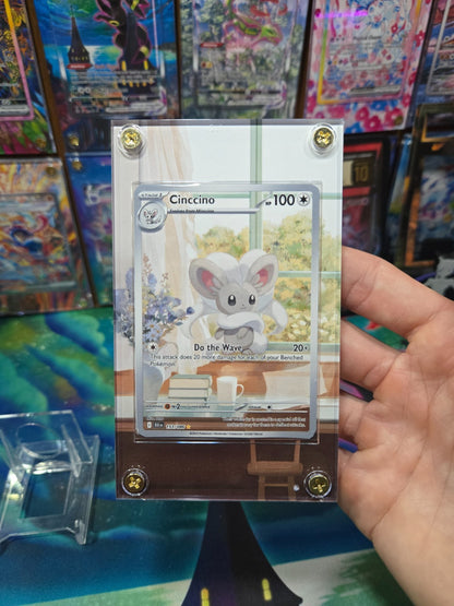 x2  Pokemon Minccino Cinccino 152 153/086 IR Black Bolt Extended Art Case