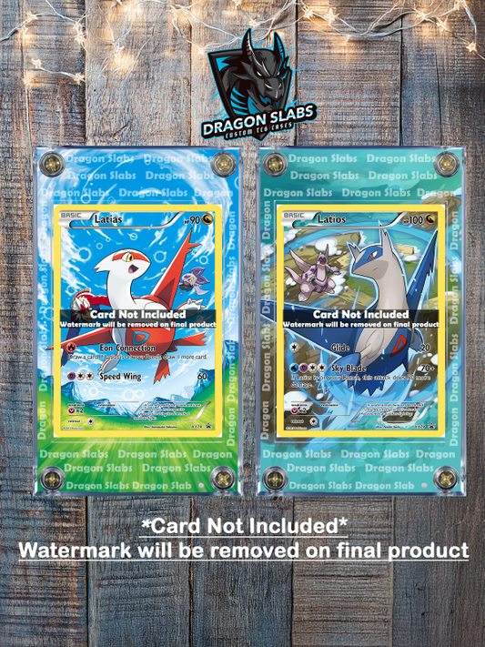 x2 Pokemon Latias Latios XY 78 79 Promo Extended Art Case