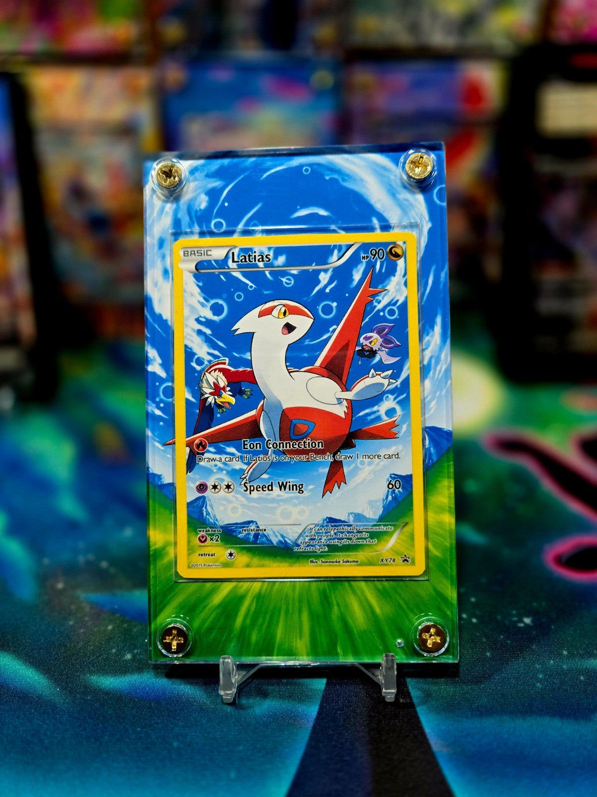 x2 Pokemon Latias Latios XY 78 79 Promo Extended Art Case