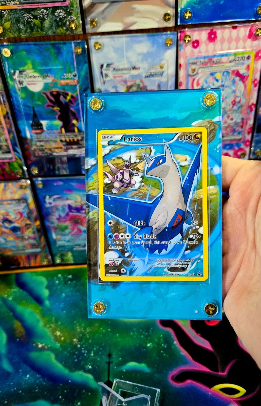 x2 Pokemon Latias Latios XY 78 79 Promo Extended Art Case