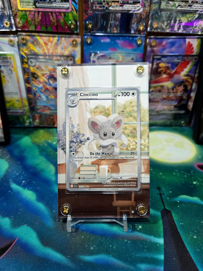 Pokemon Cinccino 153/086 IR Black Bolt Extended Art Case