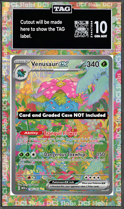 Venusaur EX 198/165 Pokemon 151 PSA BGS CGC TAG Extended Artwork Pokemon TCG