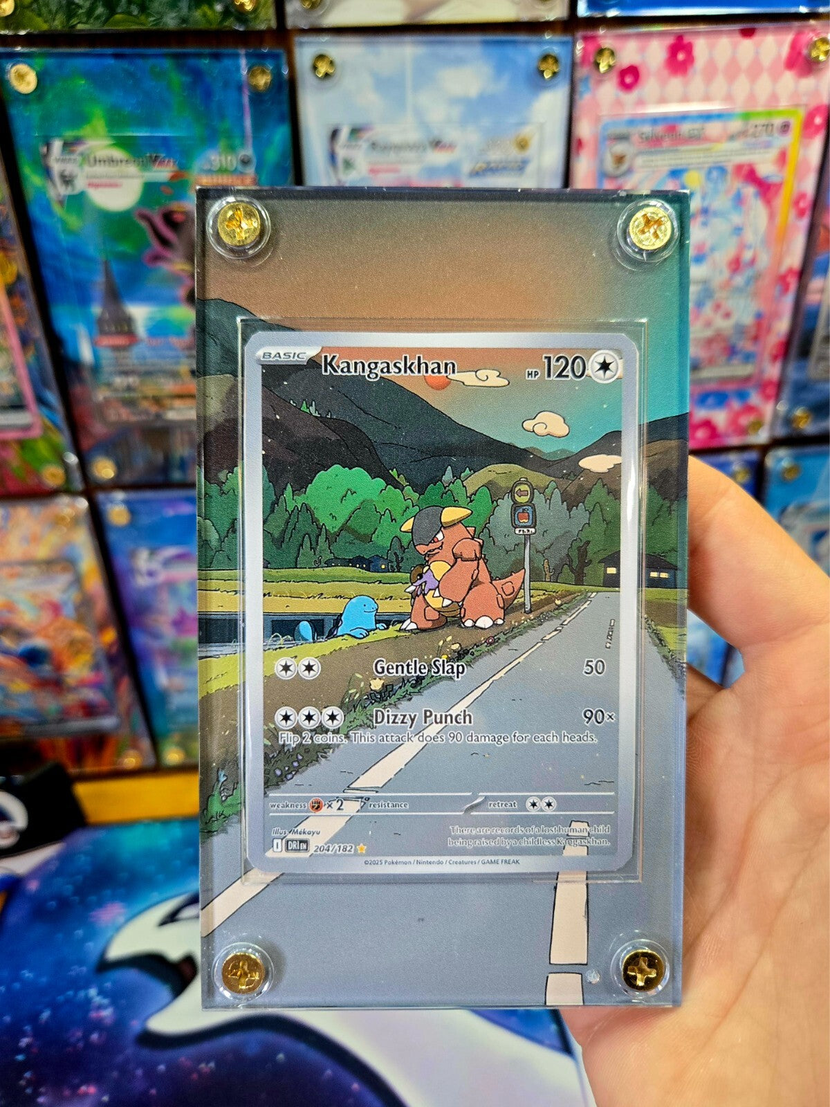 Pokemon Kangaskhan 204/182 Destined Rivals Extended Art Case