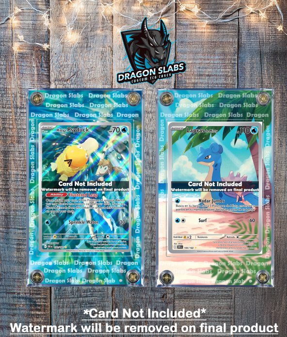 Pokemon Misty's Psyduck Mistys Lapras 193 194 Destined Rivals Extended Art Case