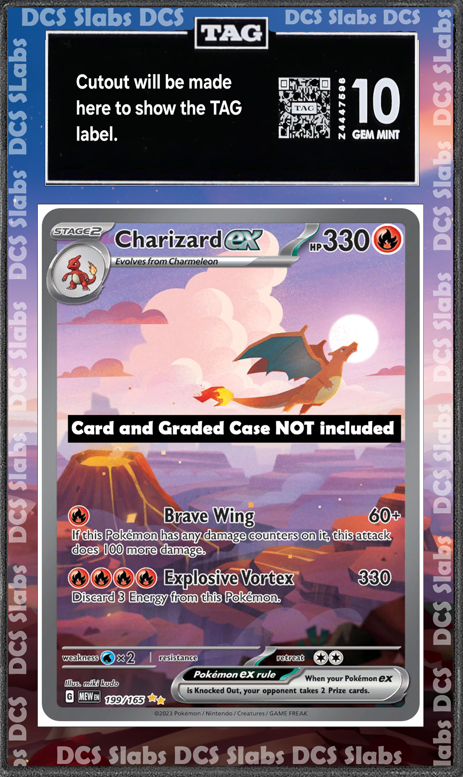 Charizard EX 199/165 Pokemon 151 PSA BGS CGC TAG Extended Artwork Pokemon TCG