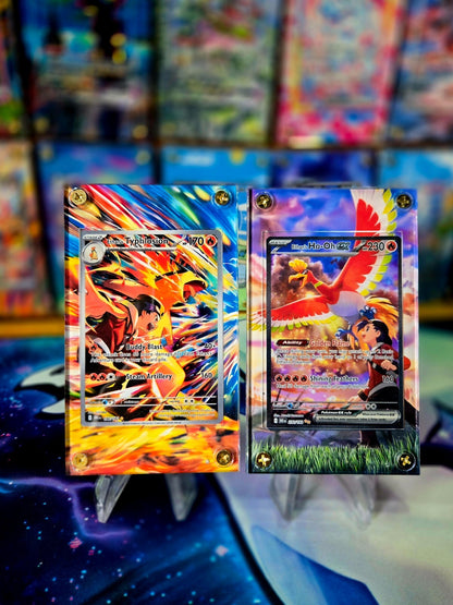 Ethan's Typhlosion Ethans Ho-Oh Ex 230 190/182 Destined Rivals Extended Art Case