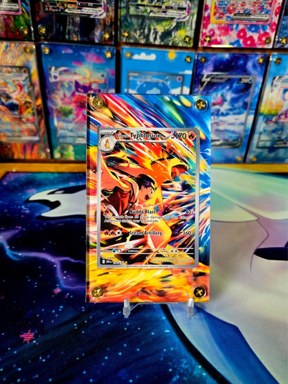 Ethan's Typhlosion Ethans Ho-Oh Ex 230 190/182 Destined Rivals Extended Art Case