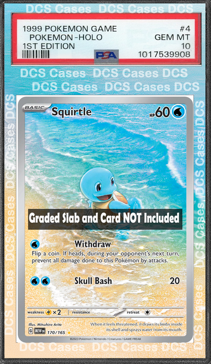 Squirtle 170/165 Pokemon 151 PSA BGS CGC TAG Extended Artwork Pokemon TCG