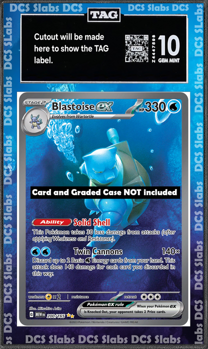 Blastoise EX 200/165 Pokemon 151 PSA BGS CGC TAG Extended Artwork Pokemon TCG