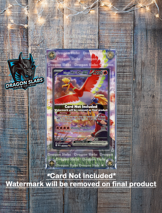 Pokemon Ethan's Ho-Oh ex 230/182 SIR Destined Rivals Extended Art Case