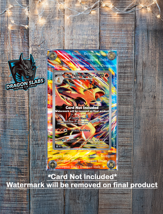 Pokemon Ethan's Typhlosion 190/182 Destined Rivals Extended Art Case