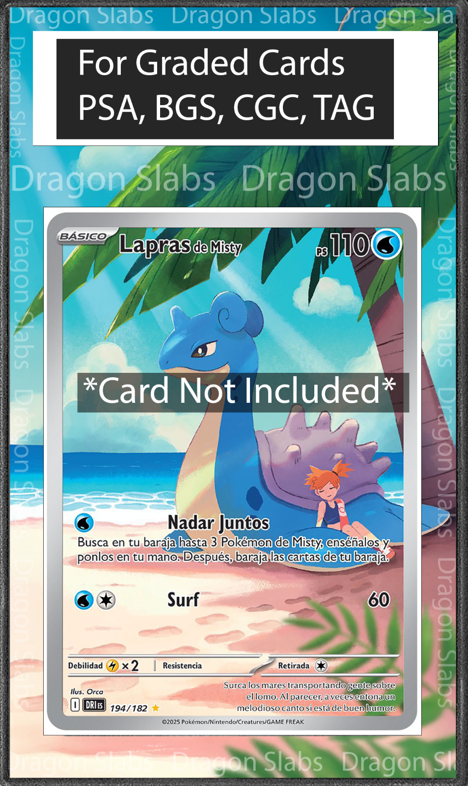Misty's Lapras 194 Destined Rivals PSA BGS CGC TAG Extended Art Pokemon