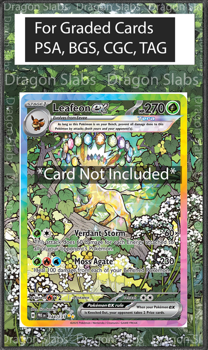 Leafeon EX SIR 144 Prismatic Evolutions PSA BGS CGC TAG Extended Art Pokemon