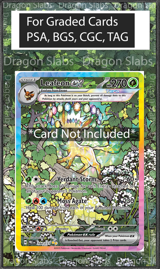 Leafeon EX SIR 144 Prismatic Evolutions PSA BGS CGC TAG Extended Art Pokemon