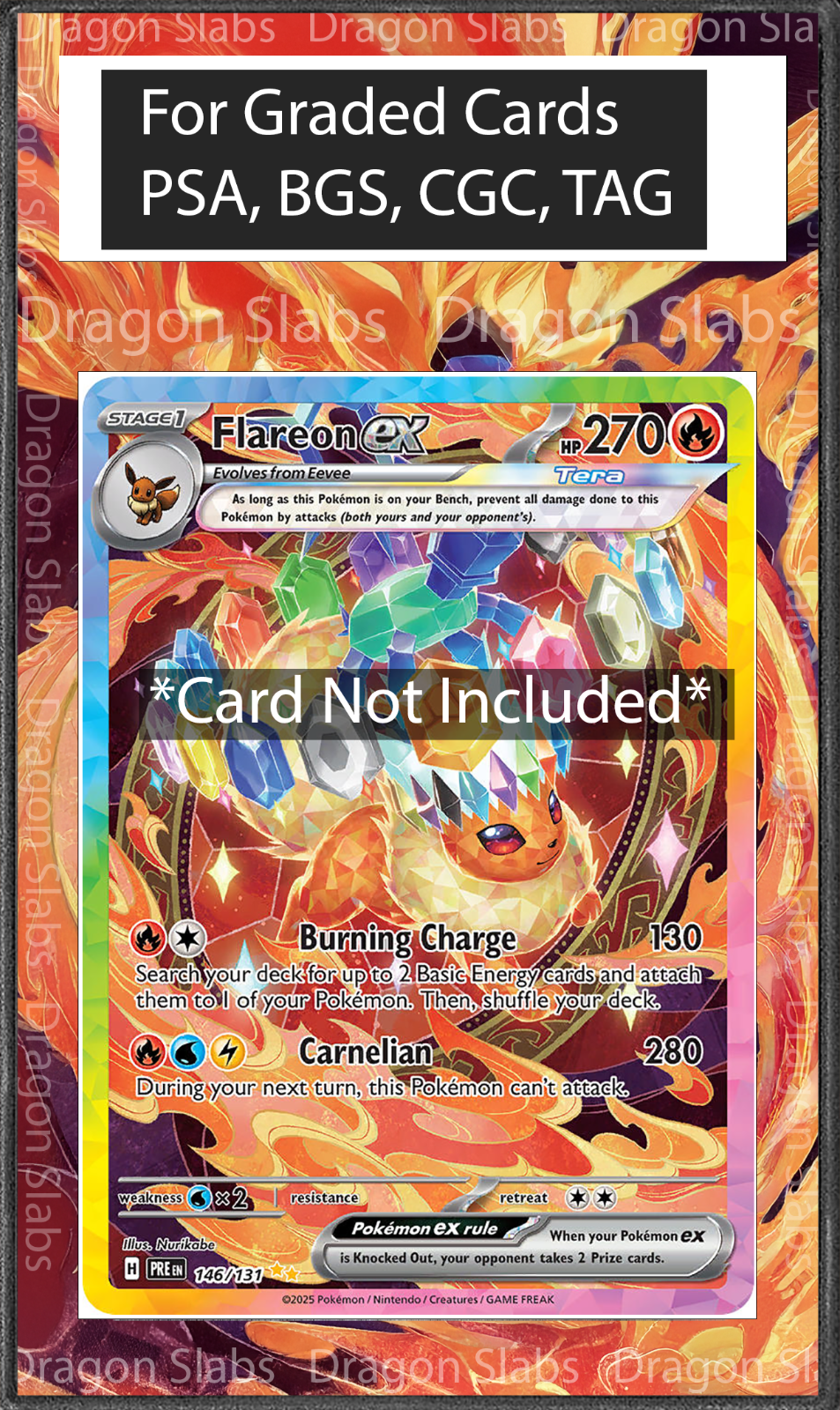 Flareon EX SIR 146 Prismatic Evolutions PSA BGS CGC TAG Extended Art Pokemon