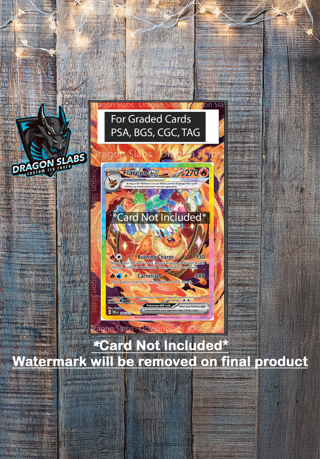 Flareon EX SIR 146 Prismatic Evolutions PSA BGS CGC TAG Extended Art Pokemon