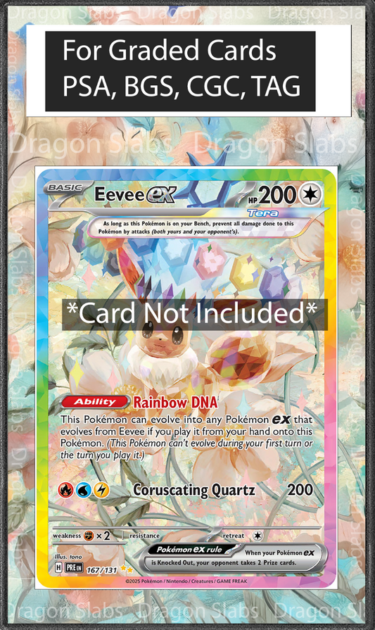 Eevee EX 167 SIR Prismatic Evolutions PSA BGS CGC TAG Extended Art Pokemon