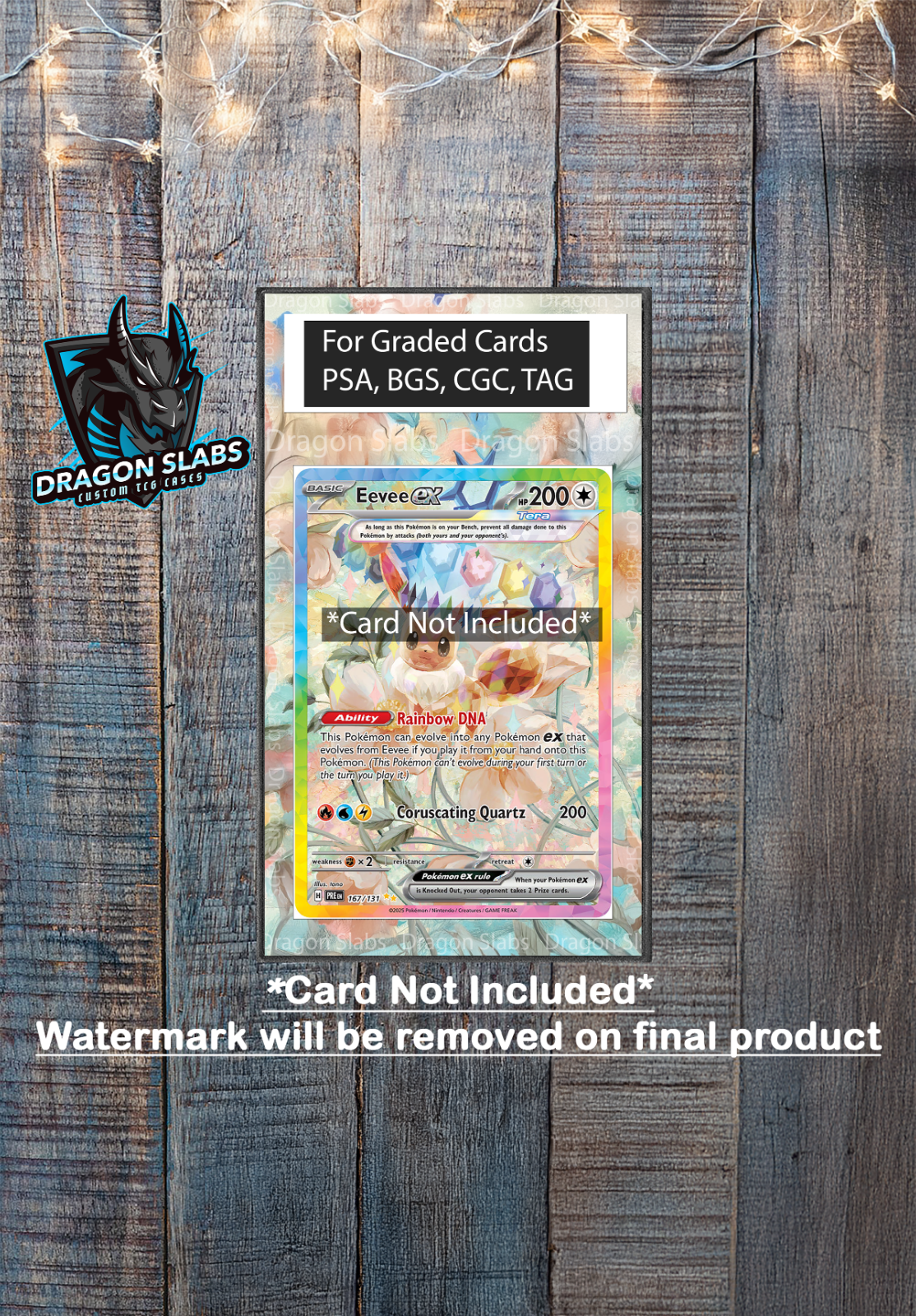 Eevee EX 167 SIR Prismatic Evolutions PSA BGS CGC TAG Extended Art Pokemon