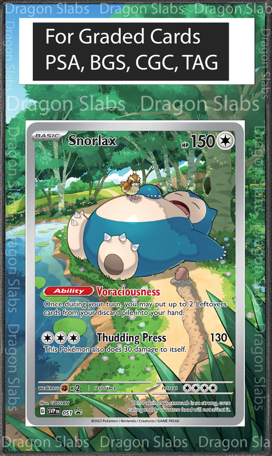 Snorlax 051 Pokemon 151 Promo PSA BGS CGC TAG Extended Art Pokemon