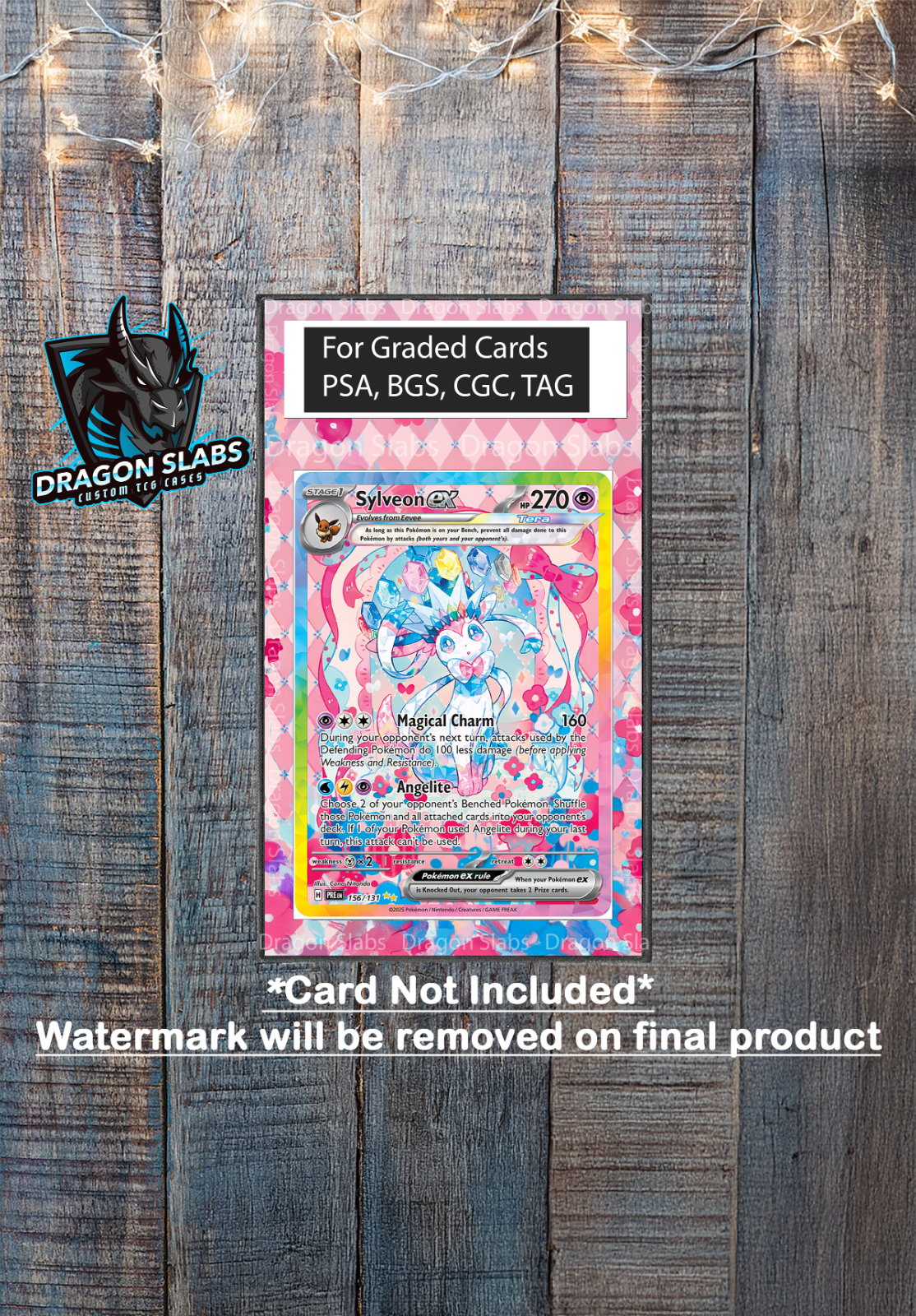 Sylveon EX SIR 156 Prismatic Evolutions PSA BGS CGC TAG Extended Art Pokemon