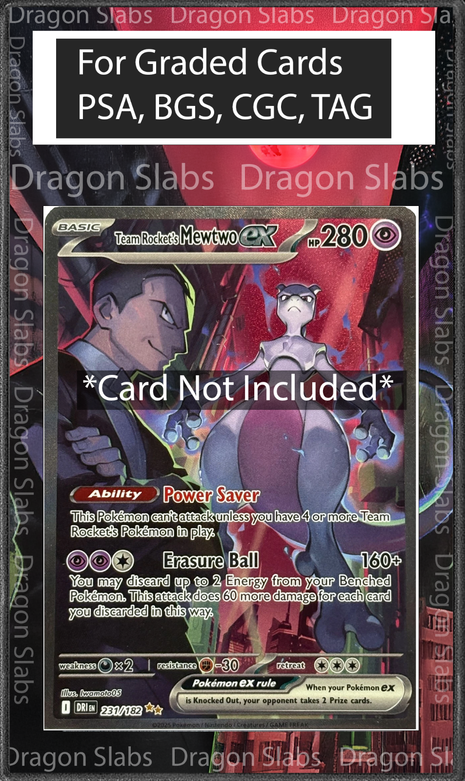 Team Rocket's Mewtwo EX SIR 231 PSA BGS CGC TAG Extended Artwork Pokemon TCG