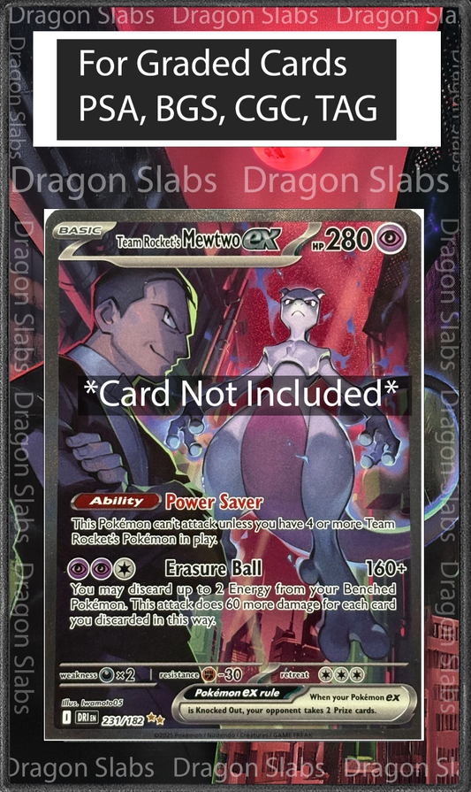 Team Rocket's Mewtwo EX SIR 231 PSA BGS CGC TAG Extended Artwork Pokemon TCG