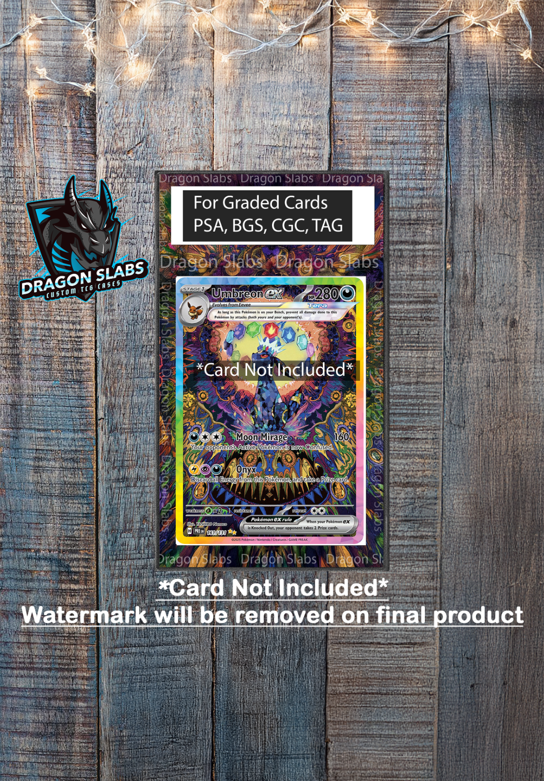 Umbreon EX 161 Prismatic Evolution PSA BGS CGC TAG Extended Artwork Pokemon TCG
