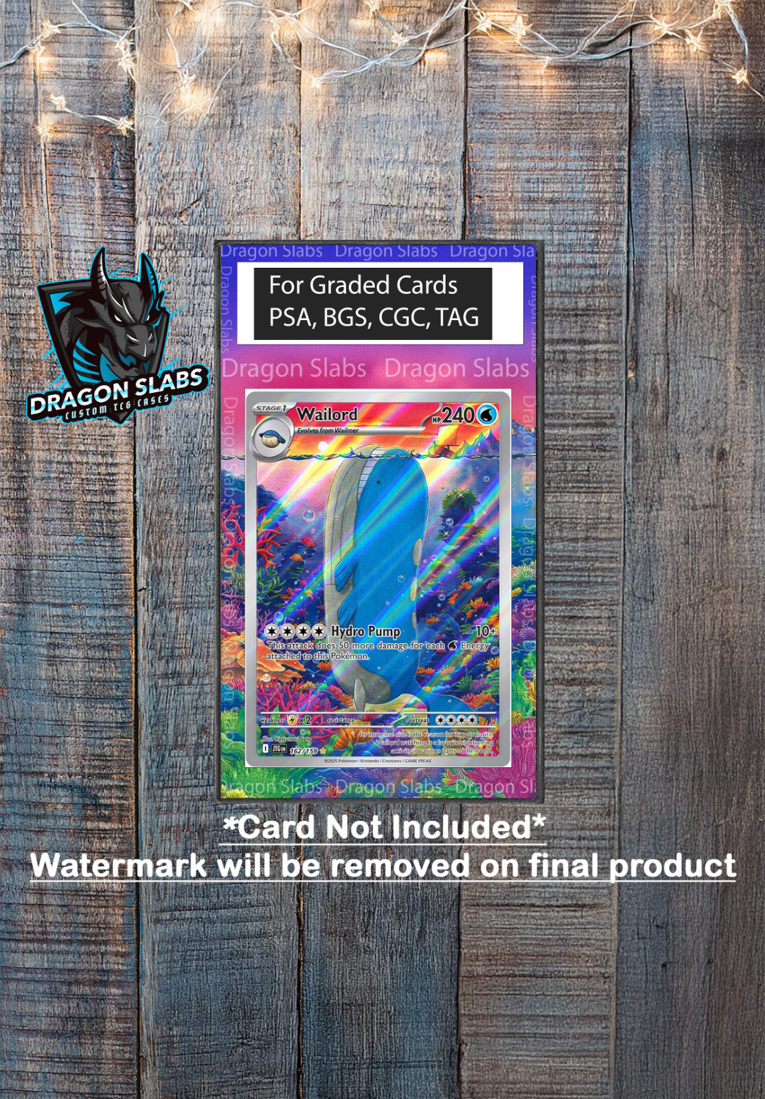 Wailord IR 162 Journey Together PSA BGS CGC TAG Extended Artwork Pokemon TCG