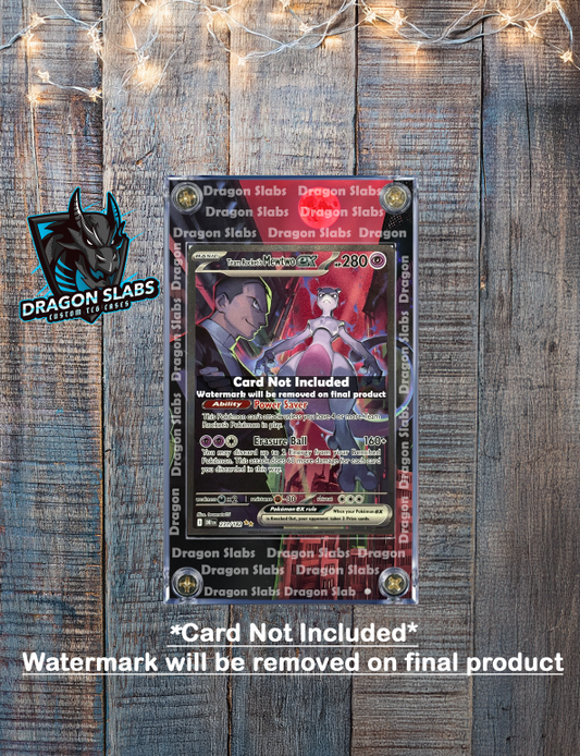 Pokemon Team Rocket's Mewtwo ex SIR 231/182 Destined Rival Extended Art Case