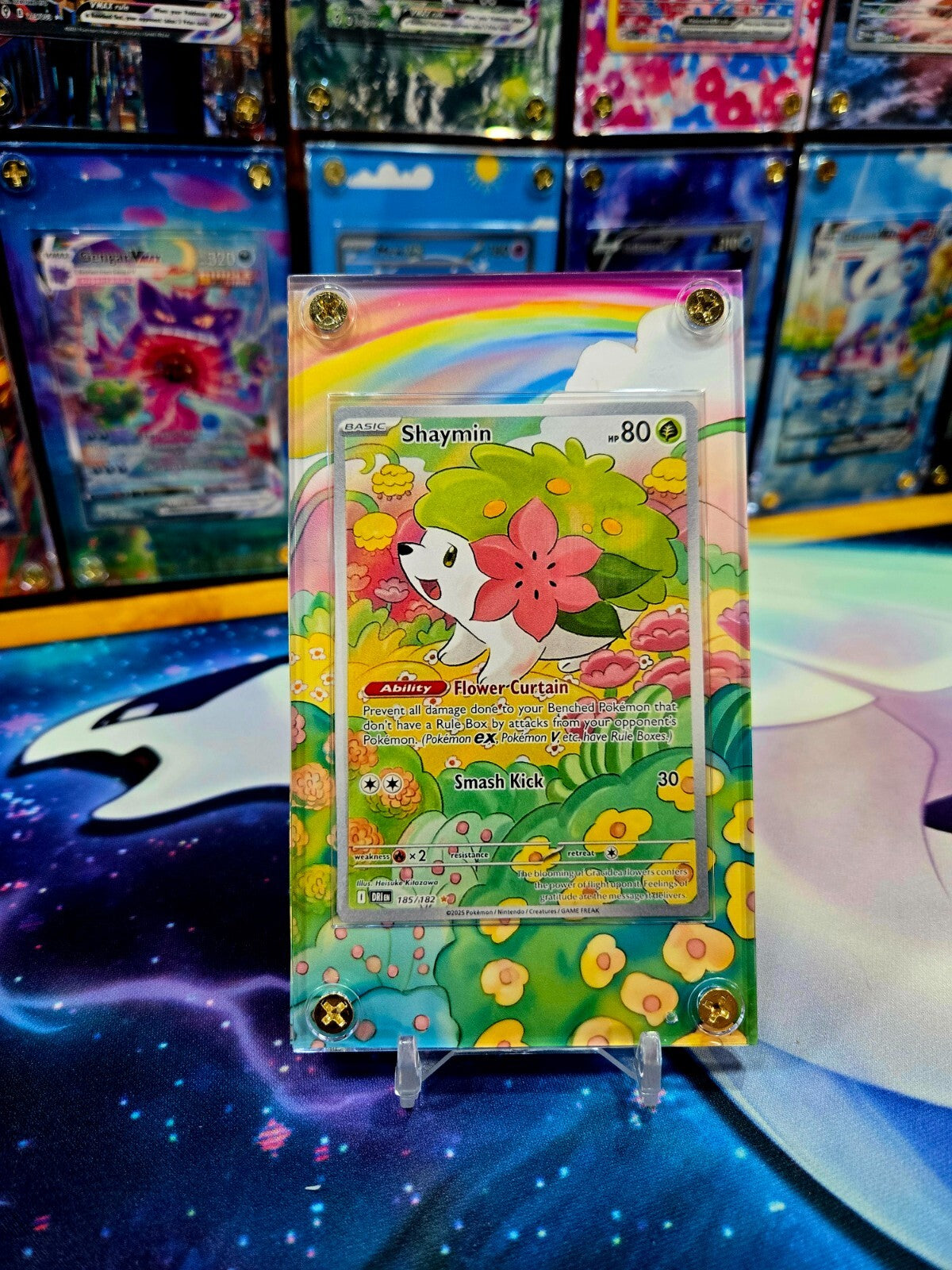 Pokemon Shaymin 185/182 Destined Rival Extended Art Case