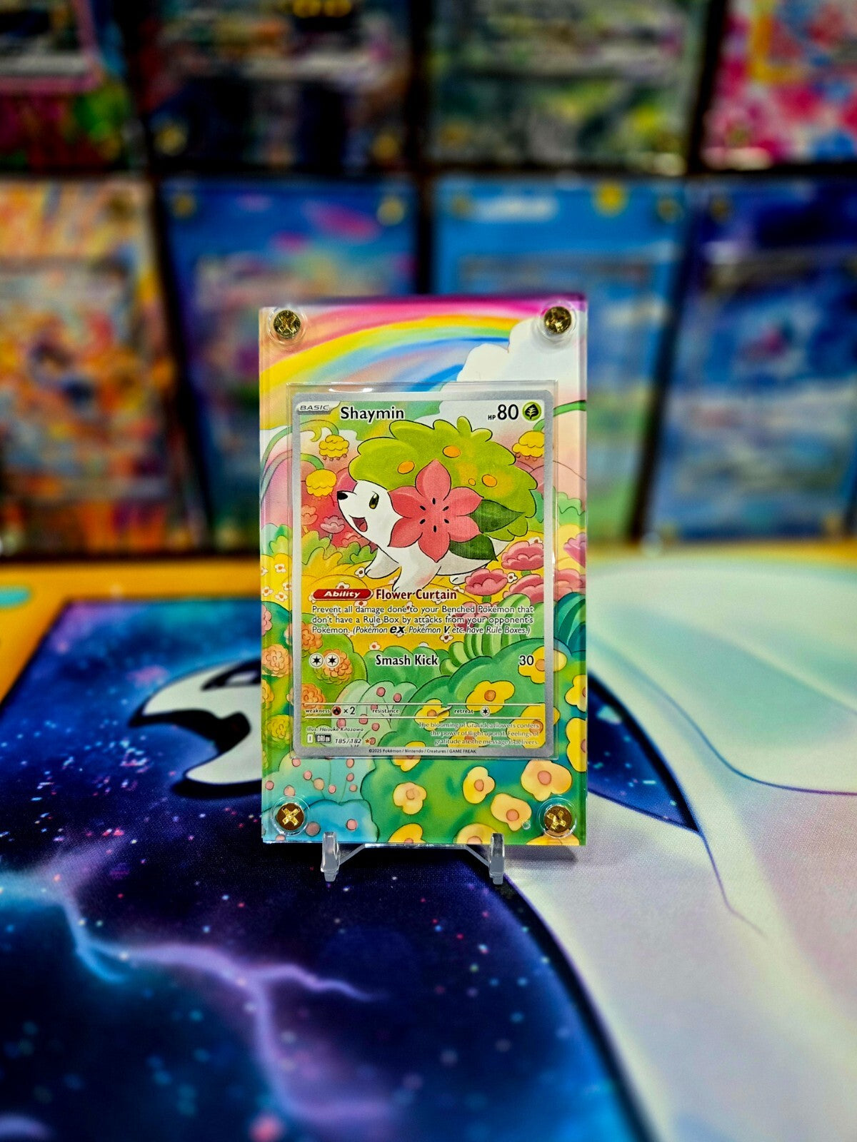 Pokemon Shaymin 185/182 Destined Rival Extended Art Case