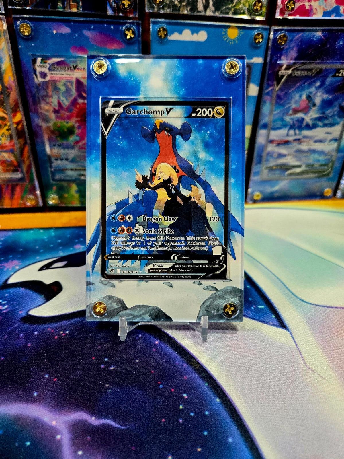 Pokemon Garchomp V TG23/TG30 Astral Radiance Extended Art Case