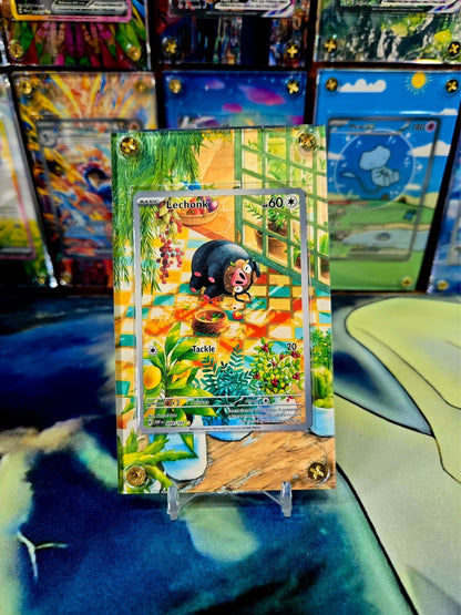 Pokemon Lechonk 209/197 Obsidian Flames Extended Artwork Custom Case