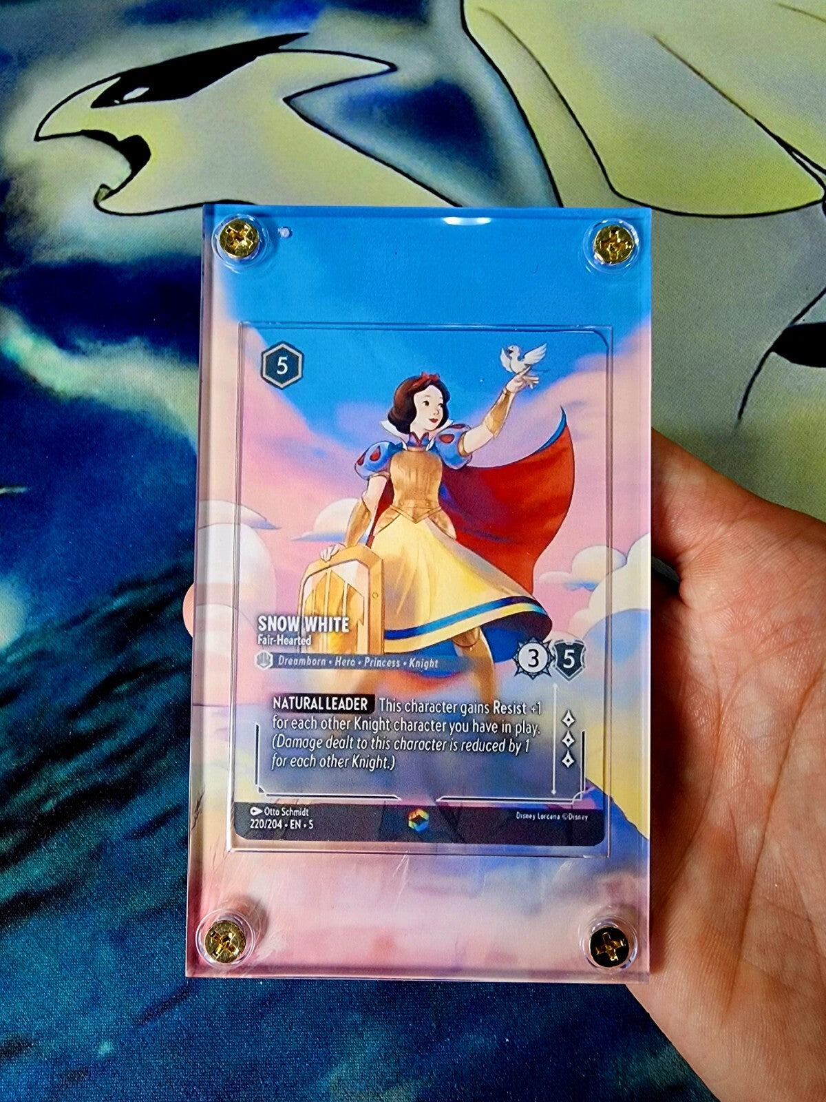 Disney Lorcana Snow White Fair-Hearted 220/204 Enchanted Chapter 5 Custom Case