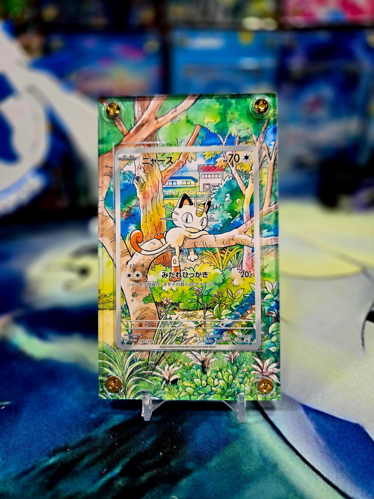 Pokemon Meowth 192/SV-P Generations Promo Starter Deck Extended Art Case