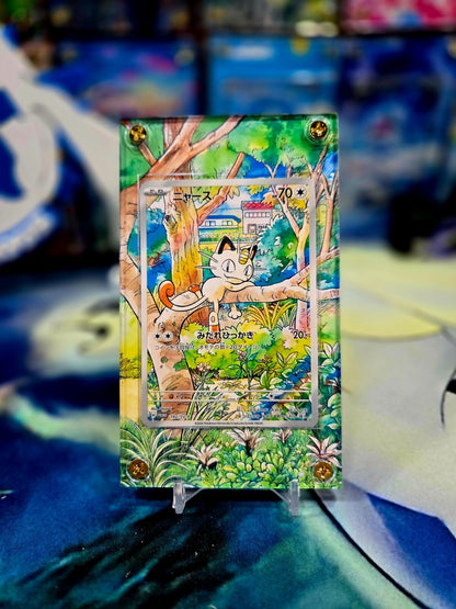 Pokemon Meowth 192/SV-P Generations Promo Starter Deck Extended Art Case