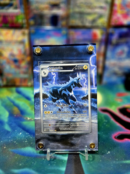 Pokemon Zebstrika 115/086 IR White Flare Extended Art Case