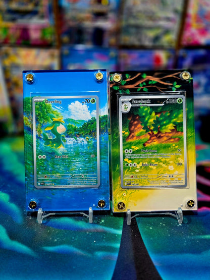 x2 Pokemon Deerling & Sawsbuck 091 092 IR White Flare Extended Art Case